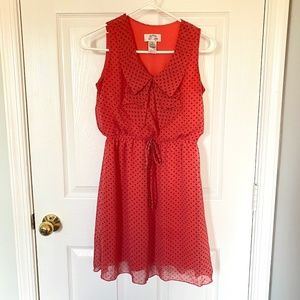 Sleeveless Polka Dot Dress